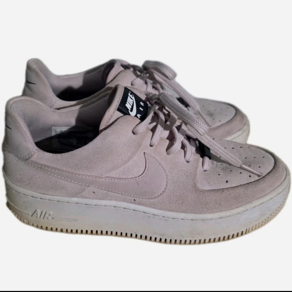 Nike Air Force 1 Pink Sneakers Womens Size 7